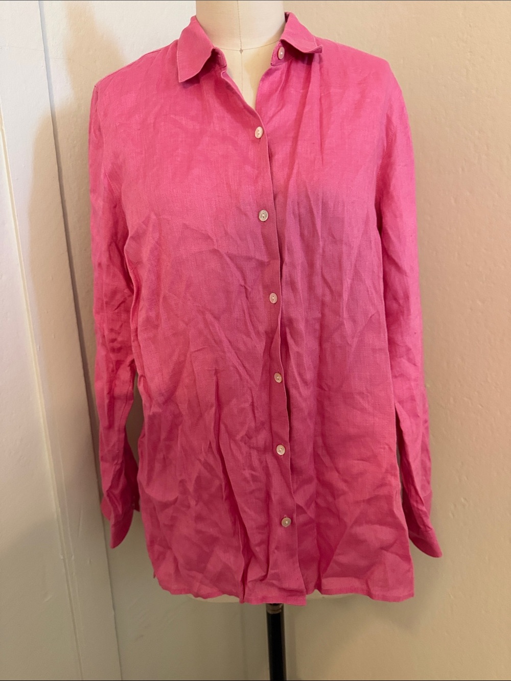 J Jill love linen easy shirt